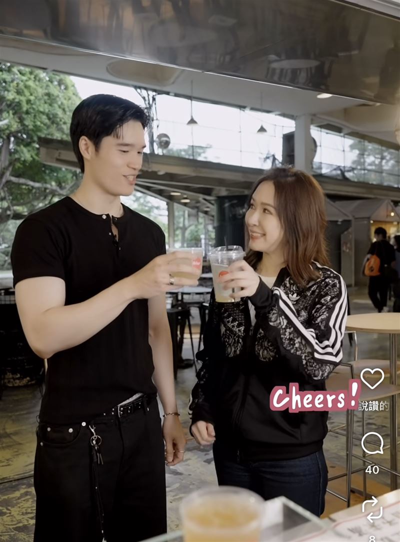 蔡依珊現身花博享用美食。（圖／翻攝自IG）