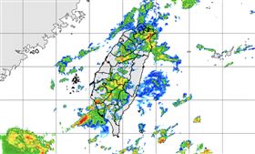 中央氣象署今（11）日10時15分發布大雨特報。（圖／氣象署）