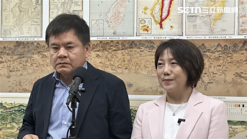 莊瑞雄（左）與范雲（右）接受媒體聯訪（圖／記者詹宜庭攝影）