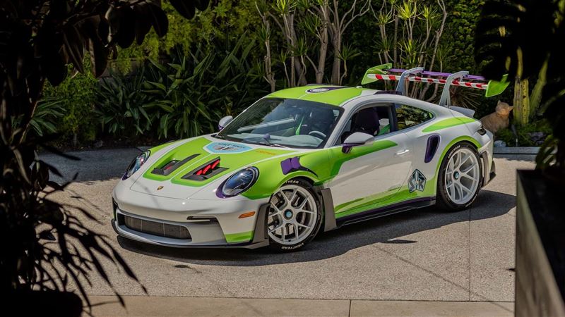 巴斯光年版本保時捷911 GT3 RS。（圖／翻攝Porsche網站）