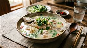 鱸魚湯。（圖／AI製圖）