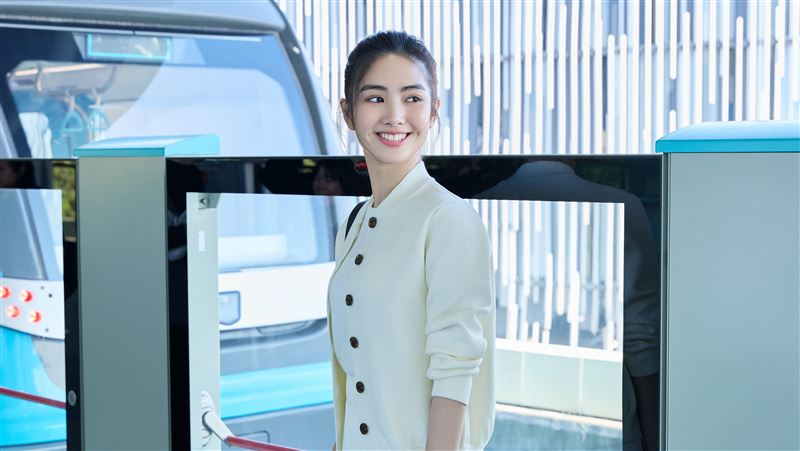 雷嘉汭表示，她本來就喜歡去鶯歌老街走走逛逛，未來捷運通車後交通就更便利了。（圖／新北捷運局提供）