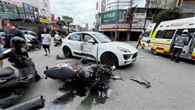 車禍,Macan,保時捷,紅牌