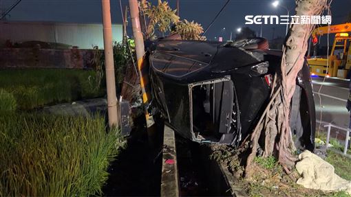 梧棲自撞車禍2人爆頭慘死　車內搜出K他命