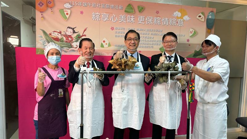 戒癮更生人端午包粽 送暖植物人家庭