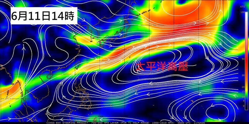 下波西南風中南部剉咧等？鄭明典曝「太平洋高壓」2關鍵：有很大差異（圖／翻攝自鄭明典臉書）