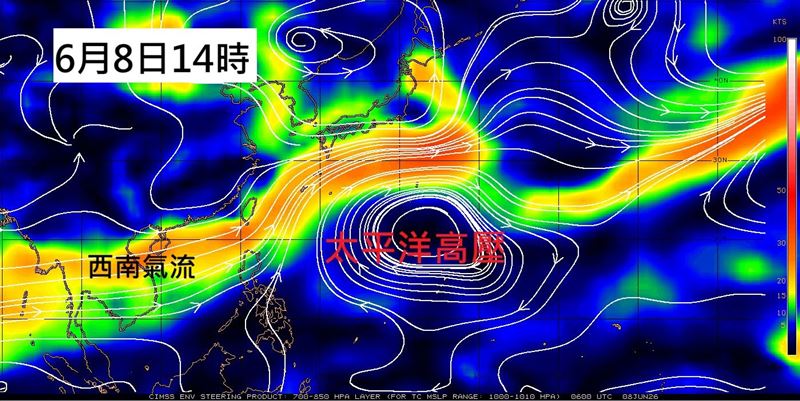 下波西南風中南部剉咧等？鄭明典曝「太平洋高壓」2關鍵：有很大差異（圖／翻攝自鄭明典臉書）