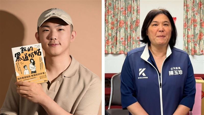 暢銷作家黃山料2019 年的一篇陳年舊文,驚爆國民黨立委陳玉珍當年的「轟烈追愛往事」。(合成圖/翻攝自黃山料、陳玉珍臉書)