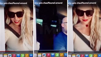 布蘭妮坐副駕笑超甜！光頭男接送爆新戀情
