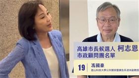 柯志恩,崑山科大,民進黨,市政,教授,顧問,國民黨,性騷,酒駕,美濃大峽谷,市長,選舉,高雄（圖／翻攝自蔡秉璁臉書）