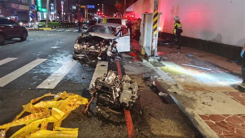 桃園張男毒駕拒檢逃逸撞死2名行人，自己也傷重不治。（圖／翻攝畫面）