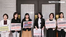 立院教育文化委員會7名民進黨立委痛批，國民黨召委羅廷瑋不審預算，還排審爭議極大、沒有共識的法案。（圖／記者楊士誼攝影）