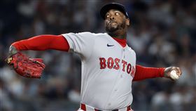 波士頓紅襪隊古巴籍守護神查普曼（Aroldis Chapman）。（圖／美聯社／達志影像）