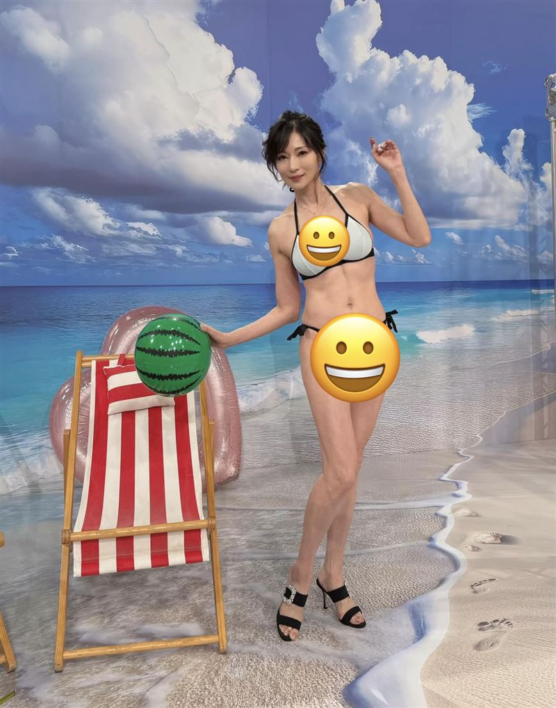 溫翠蘋身材保養得很好。(圖/翻攝自臉書)