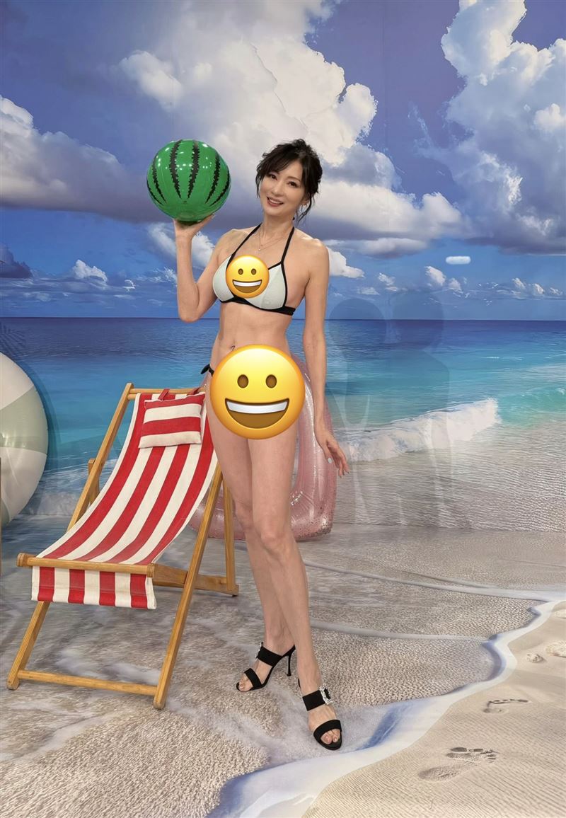 溫翠蘋身材保養得很好。(圖/翻攝自臉書)