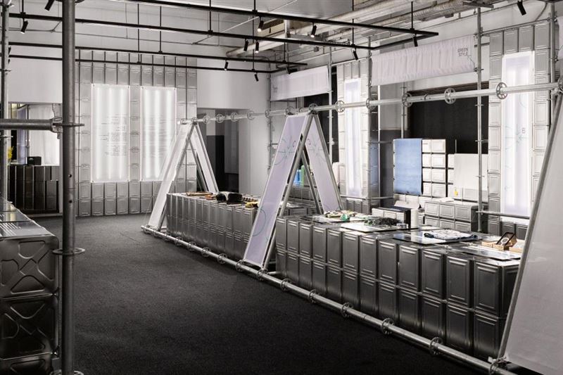 Green+Gather綠集循環商品展以減廢再利用為主軸，展區充分展現再設計風格。（圖／環境部提供）