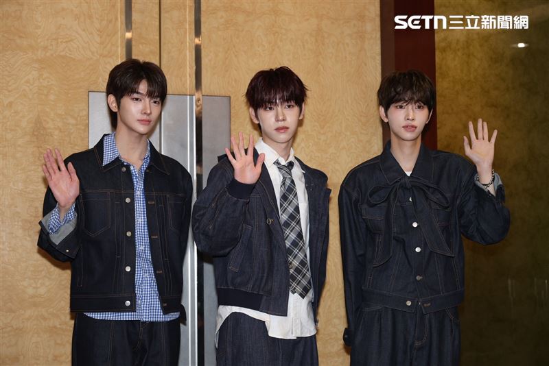 本次首張單曲專輯《心動不已》5月12日於各大音源平台上線,三名成員以不同於DRIPPIN團體風格的全新面貌與大眾見面。(圖/記者鄭孟晃攝影)