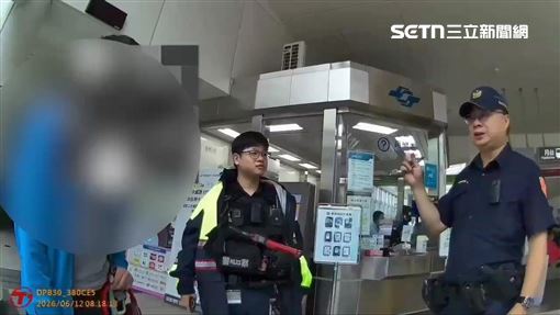 捷運推倒男乘客爆口角　OL見警到場秒道歉