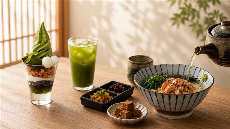 全新推出茶泡飯與京風御麵系列，將日本茶文化從飲品延伸至日常餐食體驗
