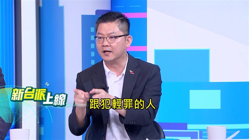 國民黨新北市議員黃心華強調,憲法保障人民參政權,此次修法目的是區分重大貪污與輕罪的責任後果,符合比例原則。(圖/新台派上線)
