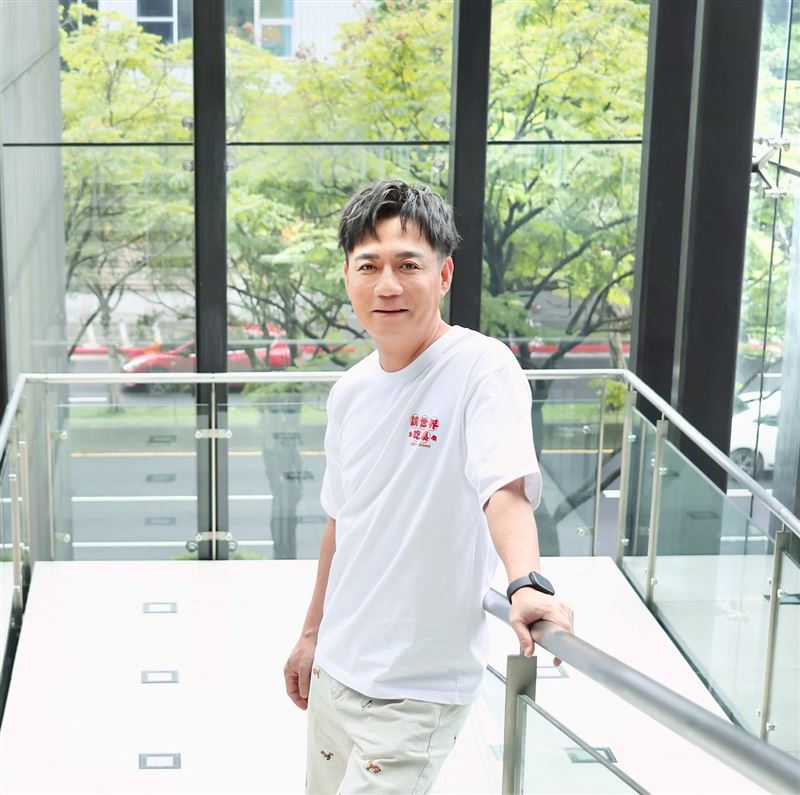 陳隨意參與《請世界吃桌》節目。(圖/記者田俊彥攝影)