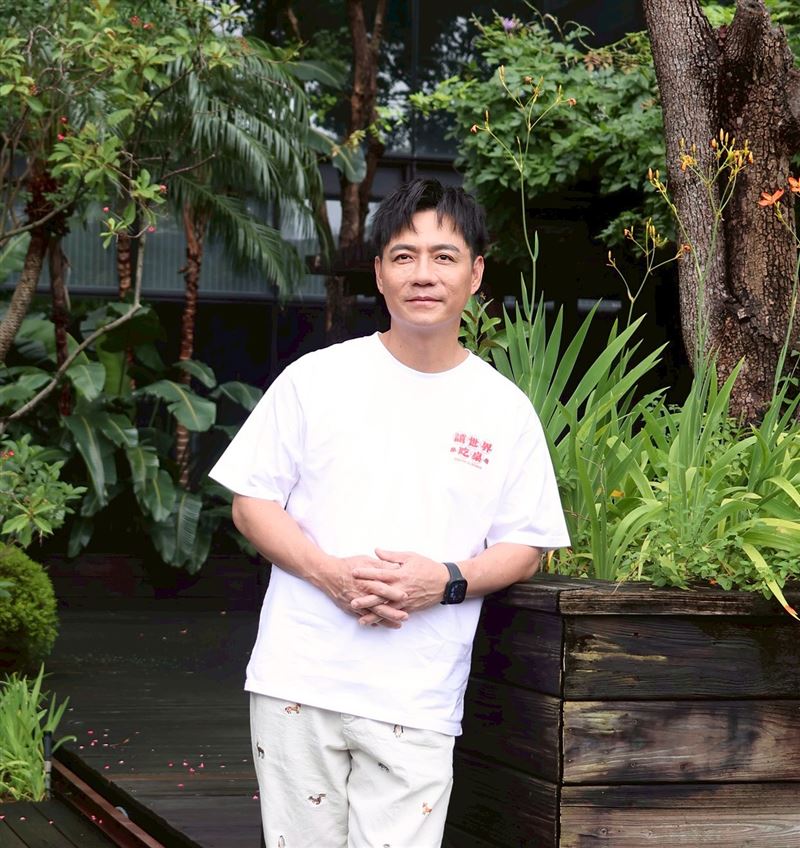 陳隨意談老婆病況。(圖/記者田俊彥攝影)