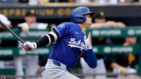 大谷翔平沒有先發。（圖／美聯社／達志影像）