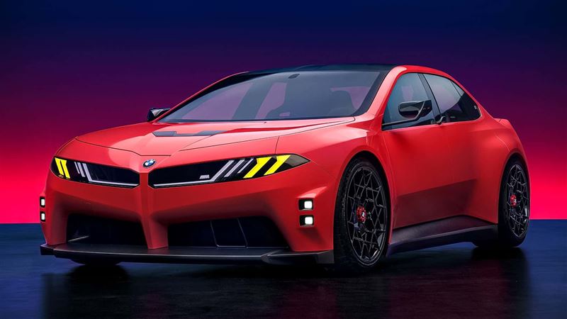 BMW M Concept Neue Klasse概念車。(圖/翻攝BMW網站)