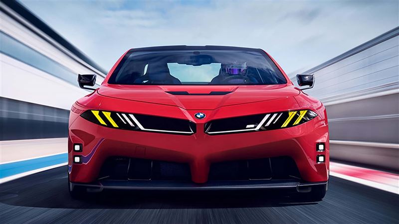 BMW M Concept Neue Klasse概念車。（圖／翻攝BMW網站）