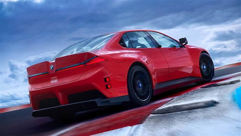 BMW M Concept Neue Klasse概念車。（圖／翻攝BMW網站）