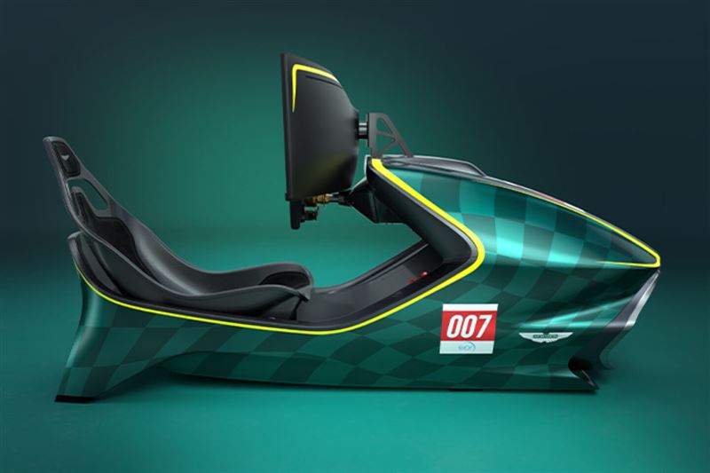 奧斯頓馬丁AMR-C01-R模擬駕駛艙。（圖／翻攝Aston Martin網站）