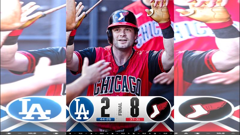 道奇2：8不敵白襪。（圖／翻攝自X平台 @MLB）