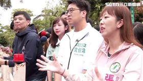 信義線東延段被爆出安檢沒過就申請履勘，沈伯洋上午也與在地議員一同關心信義線東延段施工狀況。（圖／翻攝畫面）