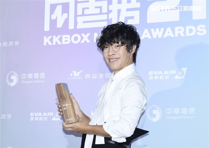 盧廣仲參加KKBOX風雲榜演唱會。(圖/記者鄭孟晃、田俊彥攝影)