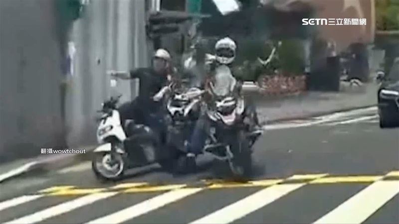 台北南港區發生重機連環撞車禍