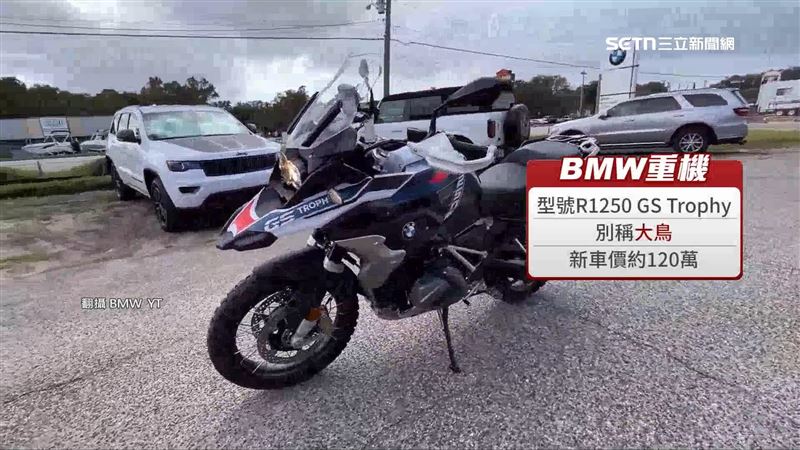 這兩部重型機車是BMW的R1250 GS Trophy,俗稱大鳥