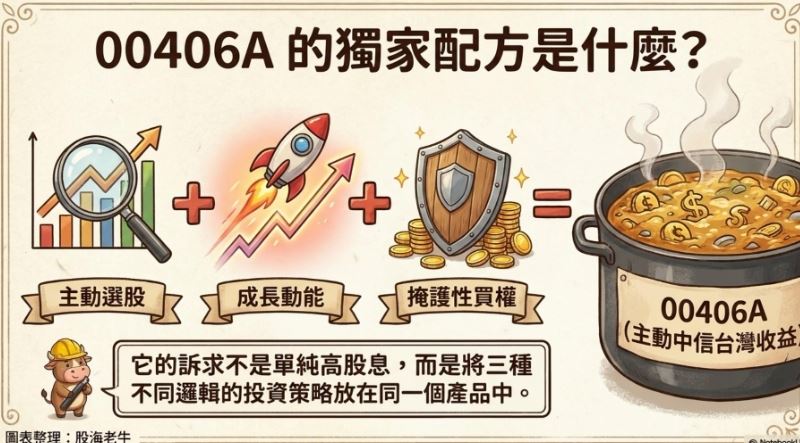 00406A主打「台股三寶」 專家揭必看「三把尺」（圖／股海老牛授權提供）