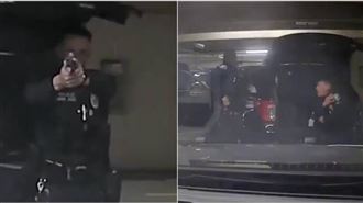 警嬉鬧「拔槍互瞄」！意外擊中同僚遭開除