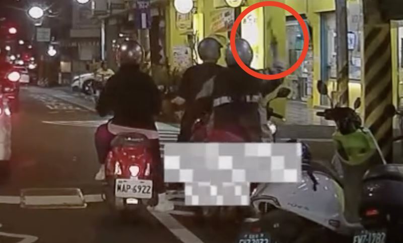 台中隨機攻擊!女騎士「持鐵鎚偷襲」秒逃