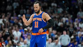 紐約尼克布朗森（Jalen Brunson）。（圖／美聯社／達志影像）