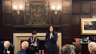 鄭麗文出席哈佛俱樂部午餐會：深化美關係