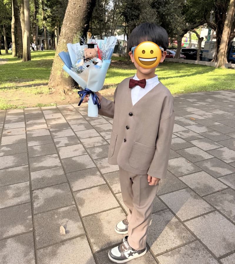 蔡波能幼稚園畢業。(圖/翻攝自IG)