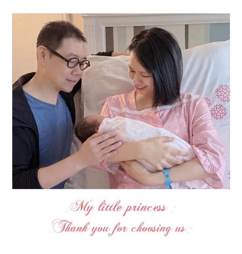 夏于喬生下女兒了!親曝一家三口幸福照:歡迎來到地球(圖/翻攝自夏于喬(喬喬)臉書)