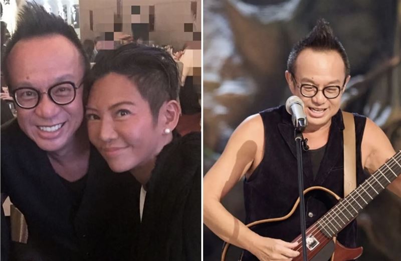 與黃大煒生前交往31年的女友Vicky不滿發聲，並揭2人未登記結婚原因。（湖南衛視提供、翻攝黃大煒IG）