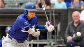 大谷翔平連3戰開轟後熄火。（圖／美聯社／達志影像）