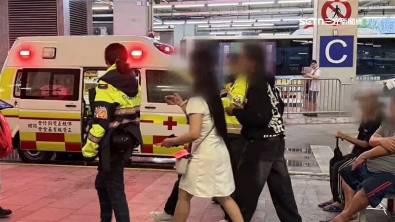警方逮捕四名印尼籍移工,並將有被現場辣椒水制止的人送醫救治