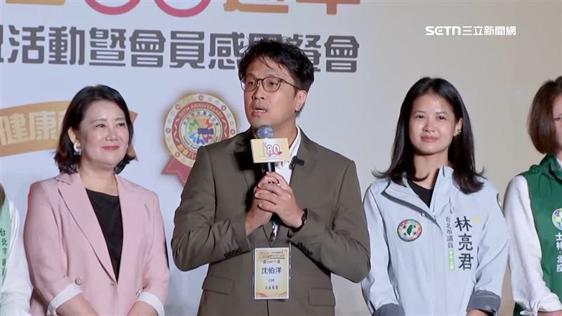 北市長參選人沈伯洋,出席牙醫公會的活動,隔空大酸蔣萬安北市老鼠、改建等市政問題