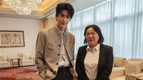 陳玉珍出席海峽論壇還和張凌赫合照（圖／陳玉珍辦公室提供）