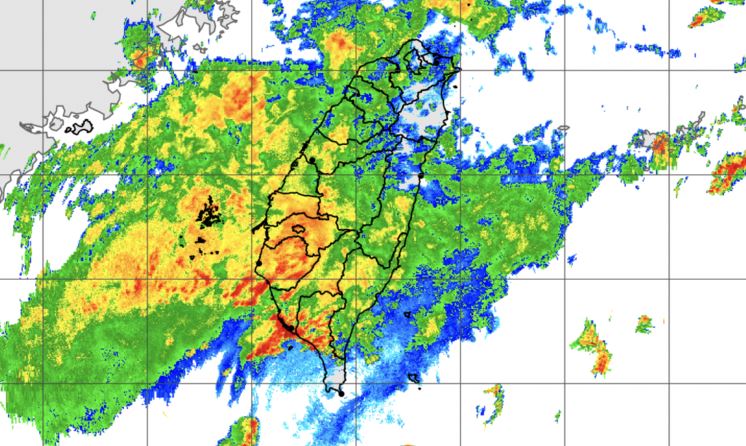 中央氣象署今(15)日11時15分發布豪雨特報。(圖/氣象署)