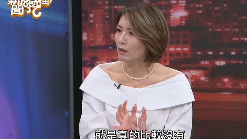 林佳儀被問敏感問題。(圖/翻攝自YT @新聞挖挖哇)